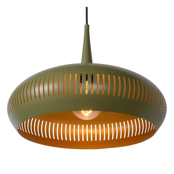Lucide RAYCO - Hanglamp - Ø 45 cm - 1xE27 - Groen - detail 1